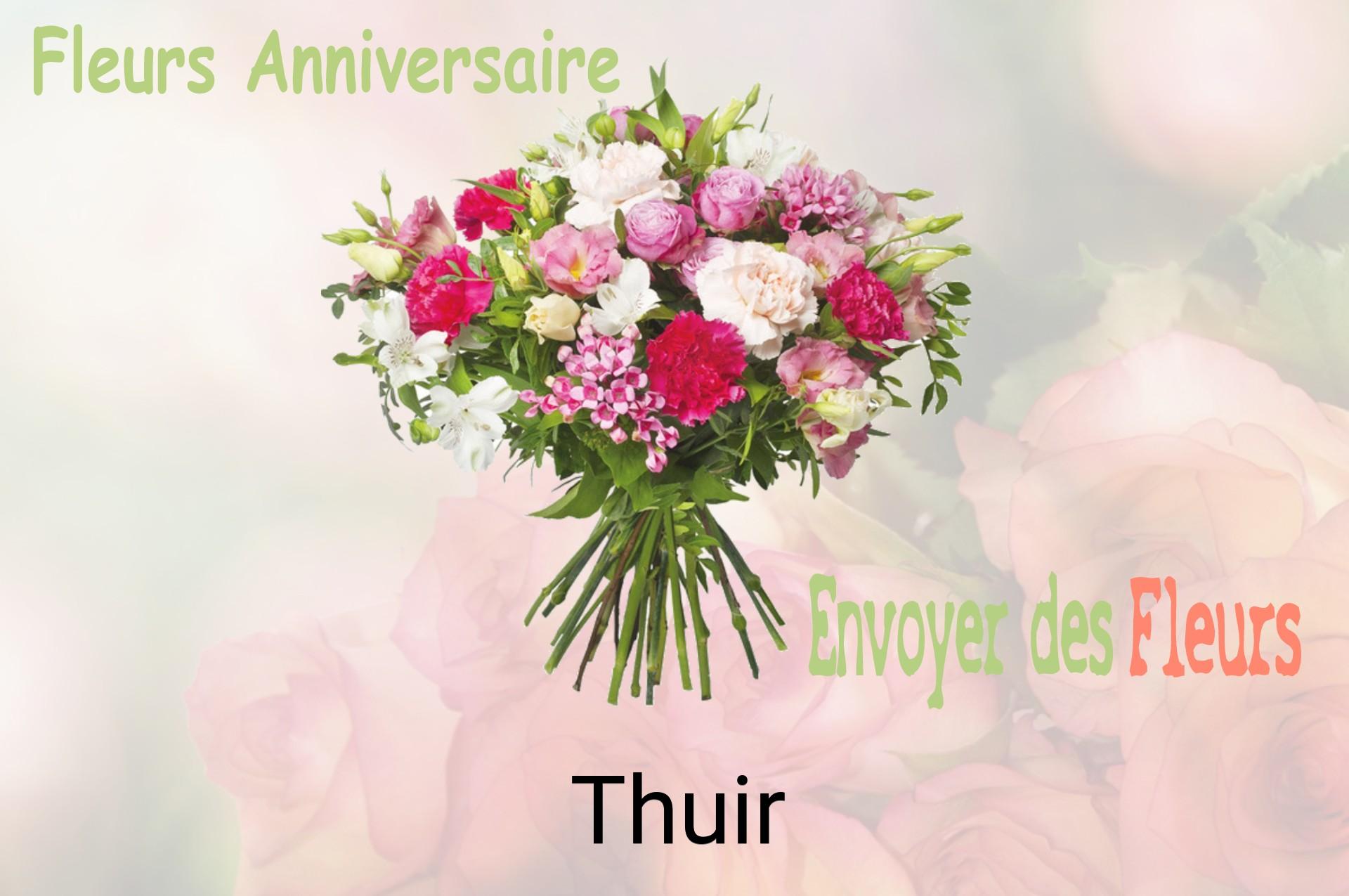 Bouquet de fleurs d’anniversaire livré à Thuir